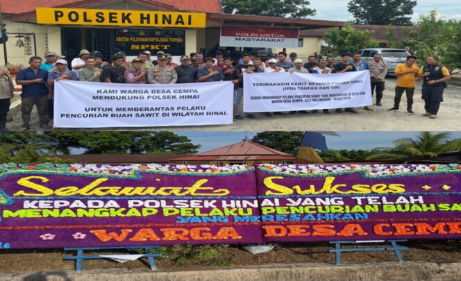 
					Komplotan Pencuri Sawit di Langkat Diringkus, Warga Apresiasi Kinerja Polsek Hinai”