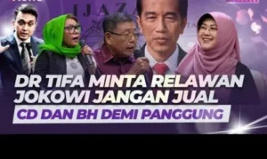 Dr Tifa Sindir Relawan Jokowi: Jangan Jual CD dan BH Demi Panggung