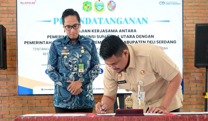 
					Kelola Sampah Jadi Energi, Bobby Nasution Teken Kesepakatan dengan Wali Kota Medan dan Bupati Deliserdang