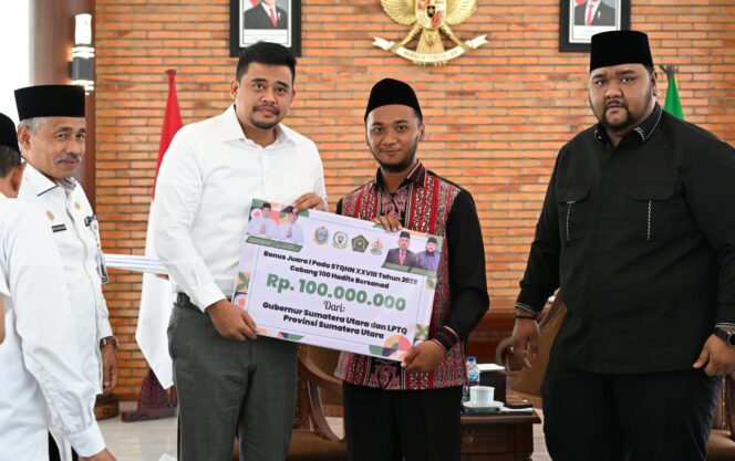 
					Sumut Raih Peringkat 7 Nasional di STQH 2025, Gubernur Bobby Nasution Beri Apresiasi dan Bonus