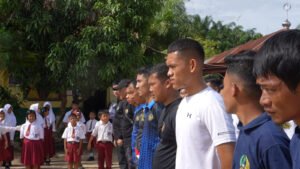 Rutan Pangkalan Brandan Gelar Bakti Sosial di SDN Pelawi