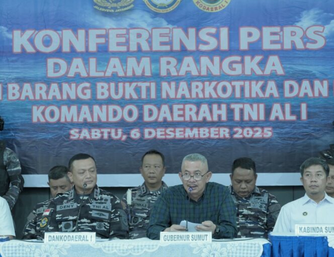 
					Pemusnahan 41,7 Kg Narkotika, Pemprov Sumut Tegaskan Laut dan Darat Bukan Tempat Aman Sindikat