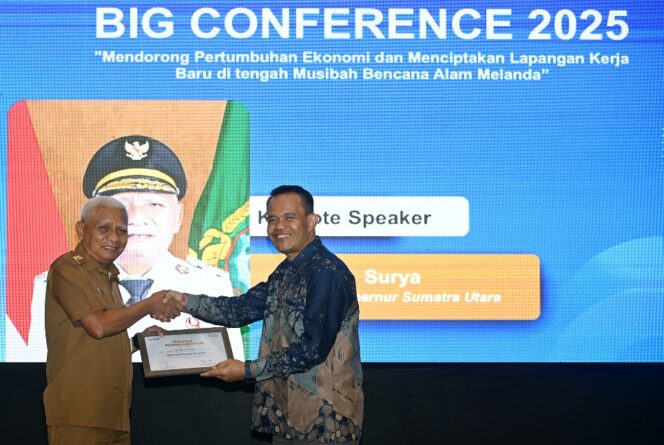 
					Buka BIG Conference 2025, Wagub Surya Sebut Perekonomian Sumut Semakin Kokoh