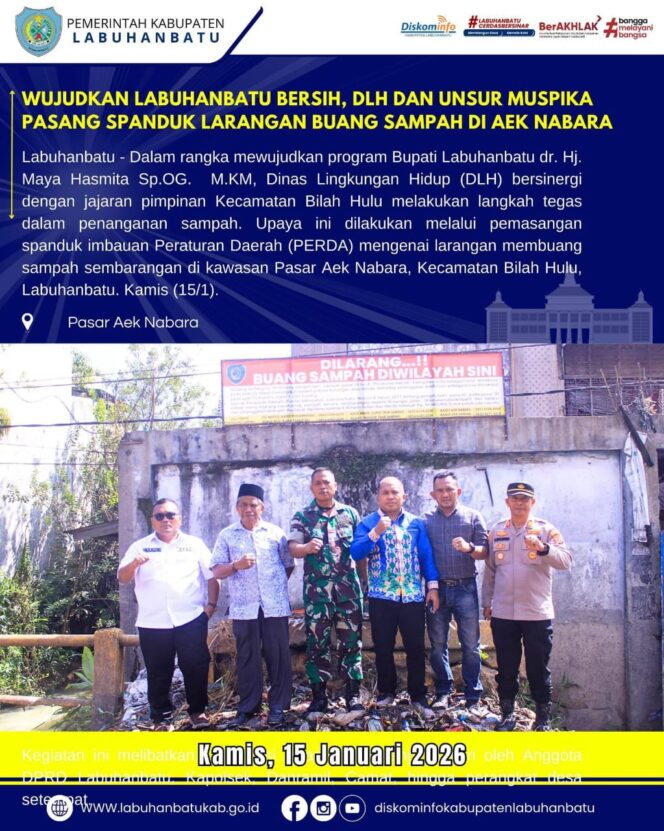 
					Sampah Aek Nabara Ditertibkan, Perda Ditegakkan