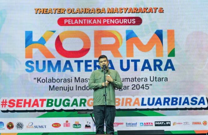 
					Lantik Pengurus KORMI Sumut 2025–2030, Bobby Dorong Olahraga Jadi Motor Ekonomi Baru