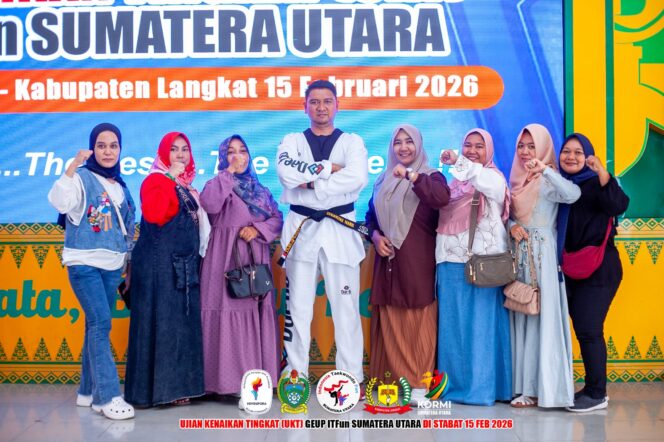 
					Ratusan Atlet Ramaikan UKT Geup ITFun Sumut di Stabat