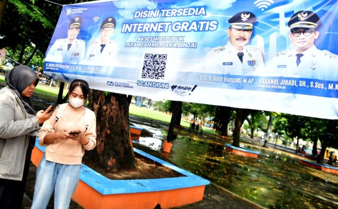 
					Internet Gratis dari Gubernur Bobby Nasution Disambut Antusias Warga Binjai