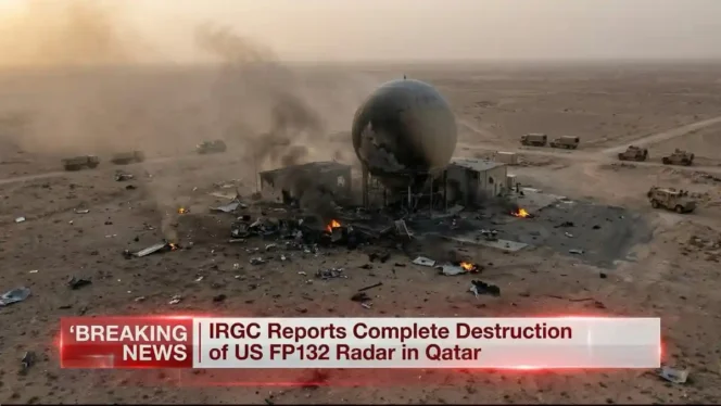 
					“Garda Revolusi Iran Hantam Jantung Pertahanan AS di Qatar, Radar 5.000 Km Diklaim Hancur”