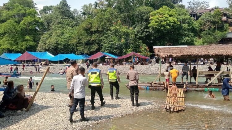 Antisipasi Risiko, Polisi Perketat Pengawasan Getek di Tangkahan