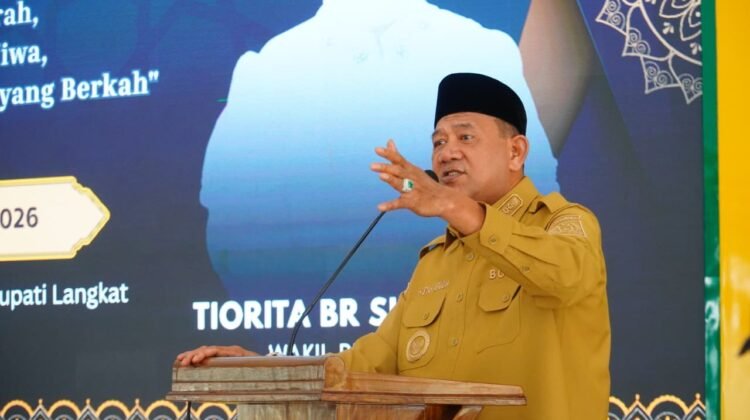 Halalbihalal Pemkab Langkat, Syah Afandin Ajak Perkuat Sinergi Bangun Daerah.(ist)
