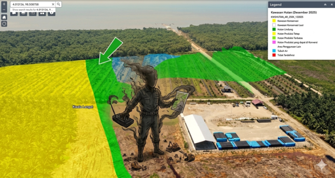 
					Jejak Sawit di Hutan Lindung Langkat: Oknum Kapolsek Diduga Terima Upeti dari “Ganti Untung” Lahan