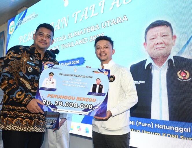 
					Apresiasi Atlet SEA Games, Gubernur Bobby Nasution: Prestasi Hari Ini Fondasi Indonesia Emas 2045