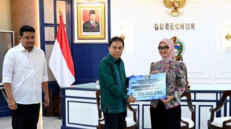 Lampung Bantu Korban Bencana Sumut, Bobby: Solidaritas Sumatera Menguat