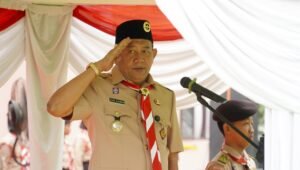 Buka Jambore Cabang Langkat 2026, Syah Afandin Tekankan Semangat Kebangsaan