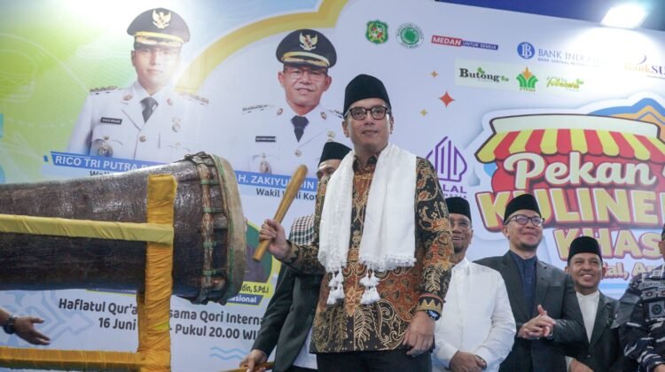 Buka Pekan KHAS V 2026, Rico Waas Minta Kuliner Khas Medan Lebih Ditonjolkan