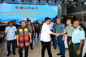 Bobby Paparkan Strategi Mitigasi Megathrust kepada Pasis Sesko TNI