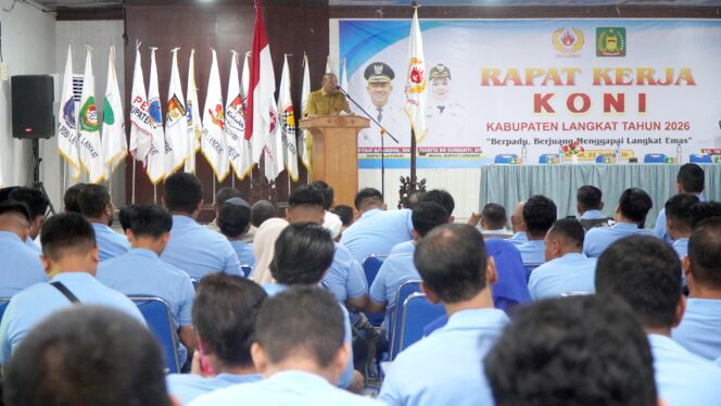 
					Syah Afandin Buka Raker KONI Langkat, Targetkan Prestasi Gemilang di PORPROVSU