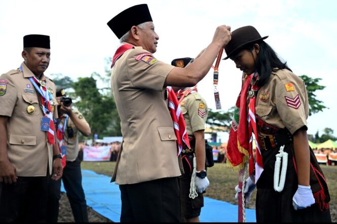 
					Buka Jamda XI Sumut 2026, Wagub Surya Ajak Pramuka Jadi Generasi Pembawa Solusi