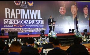 Bobby Nasution Ajak Kader GP Nasdem Perkuat Nasionalisme dan Perangi Narkoba