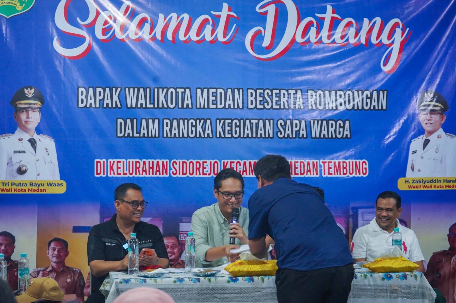 Malam Minggu Bersama Warga Tembung, Rico Waas Serap Aspirasi dan Beri Solusi