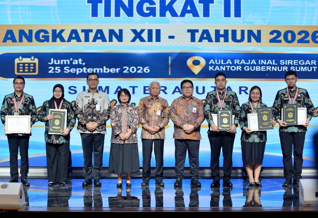 Tutup PKN II, Wagub Sumut Tekankan Kepemimpinan Adaptif dan Integritas