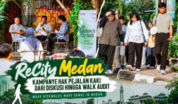 ReCity Medan Ajak Masyarakat Peduli Kondisi Trotoar di Kota Medan